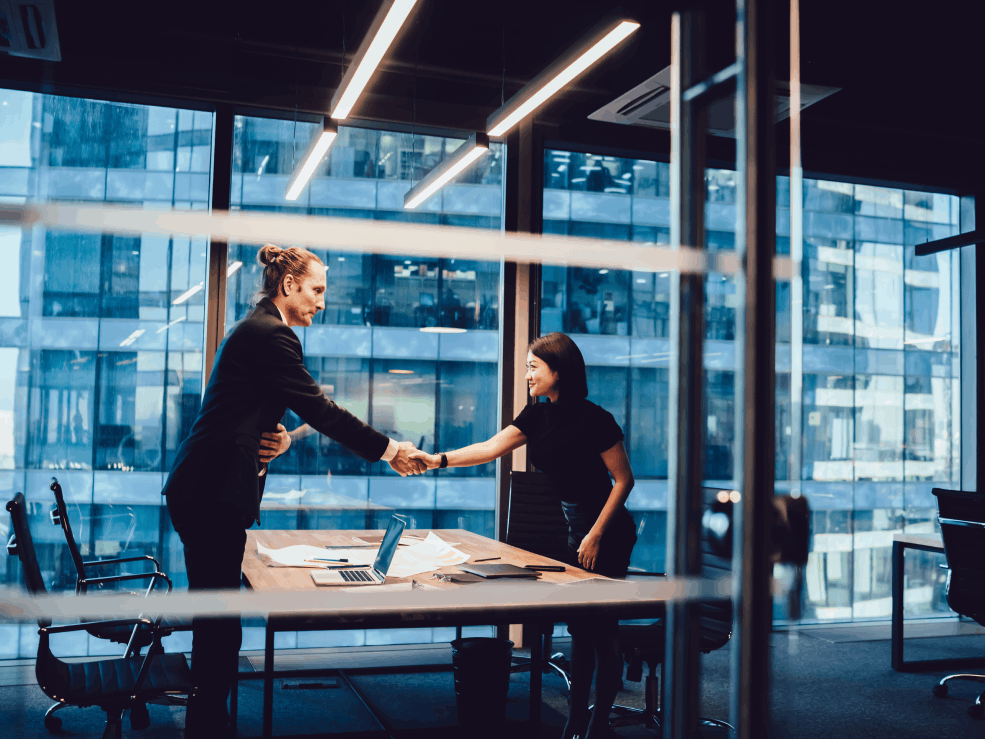 Two skilled contract managers.