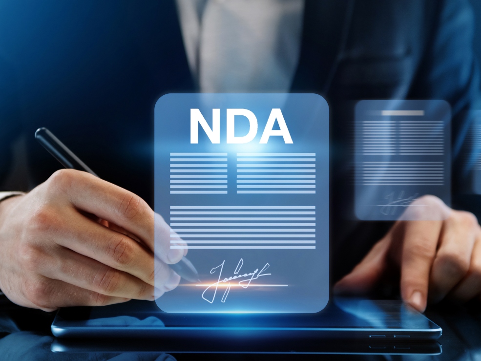 Signing an NDA. Learn what it means.